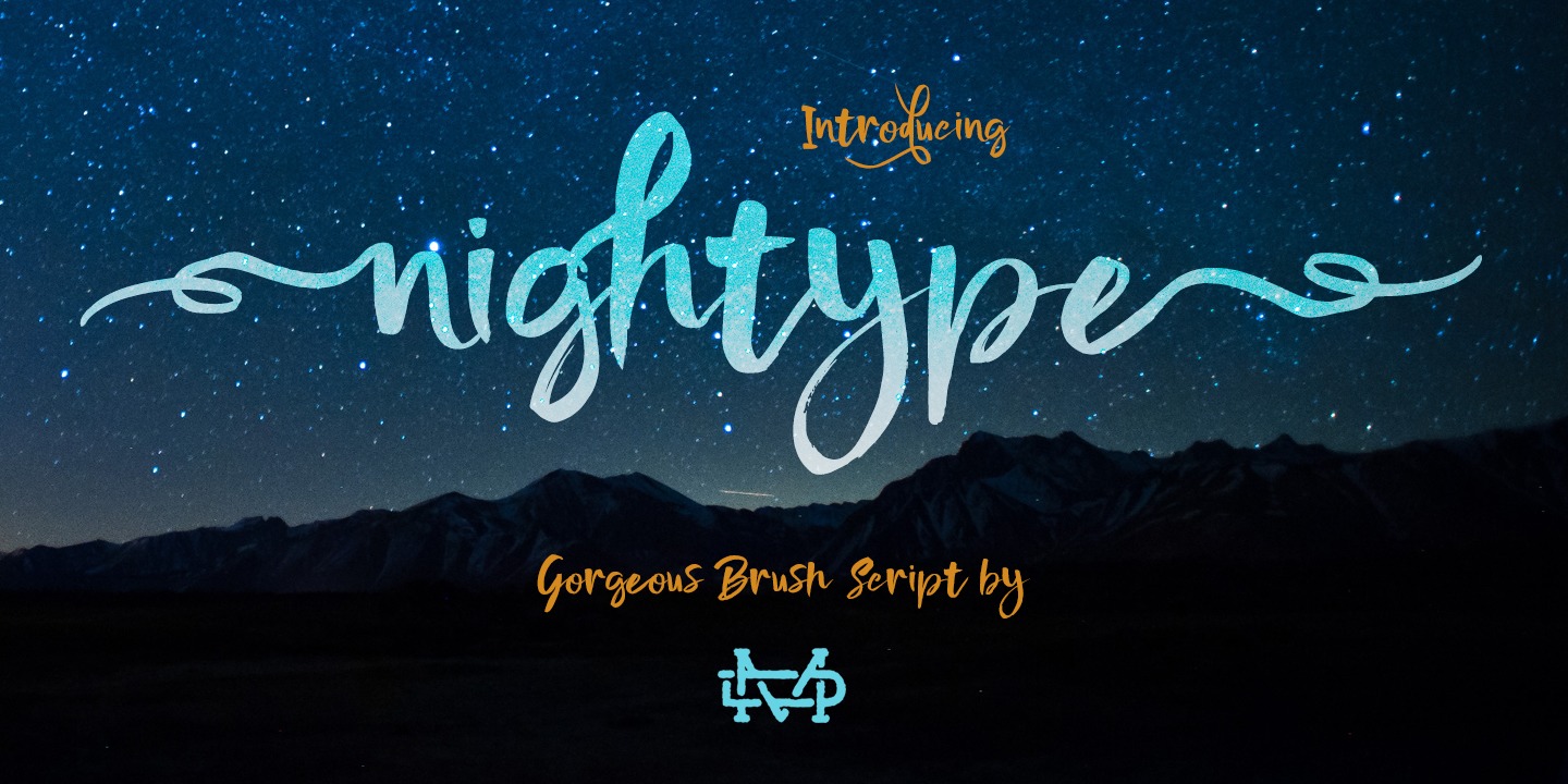 Example font Nightype #1
